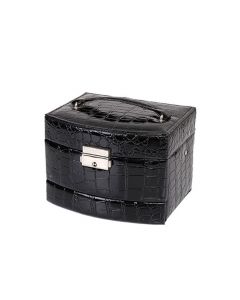 Multi-Layer Portable Crocodile Pattern Travel Cosmetic Organizer with 3 drawers *SALE*