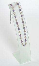 Single Necklace Display - Clear