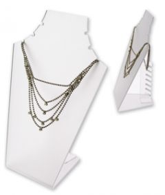Necklace Display with Rear Supports