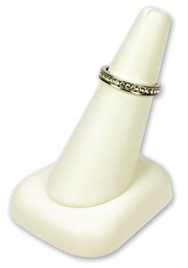 Cone Leatherette Ring Display