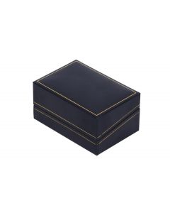 L1029-black-double-ring-jewellery- box opened-finer-packaging-main