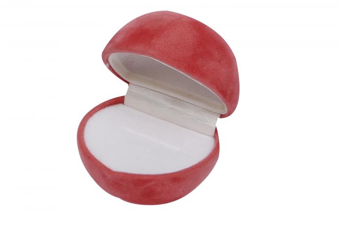 Novelty Peach Dark Fruit Shaped Jewellery Ring Box Collection Ideal For Xmas 